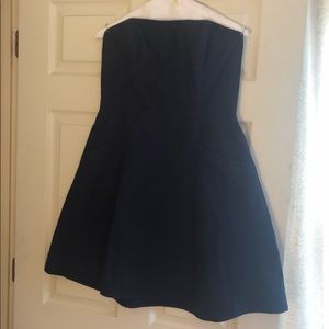 Navy Lilly Pulitzer Lottie Strapless Dress